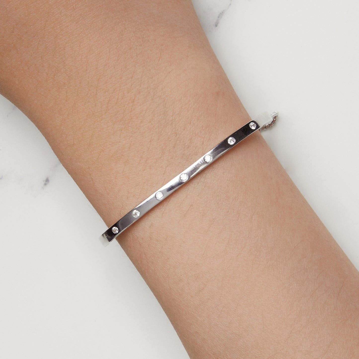 Minimalist Bangle Chain Bracelet
