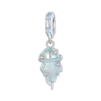 Fantasy Jellyfish Pendant Charm