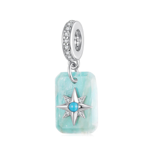 Starry Amazonite Pendant Charm