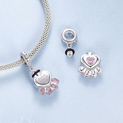 Pet Memorial Urn Ashes Pendant Charm