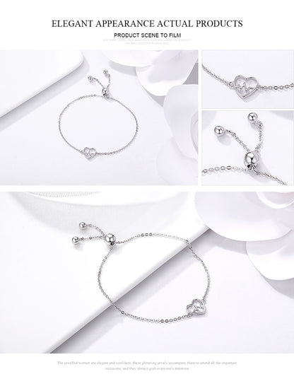 Heartbeat Pattern Bracelet