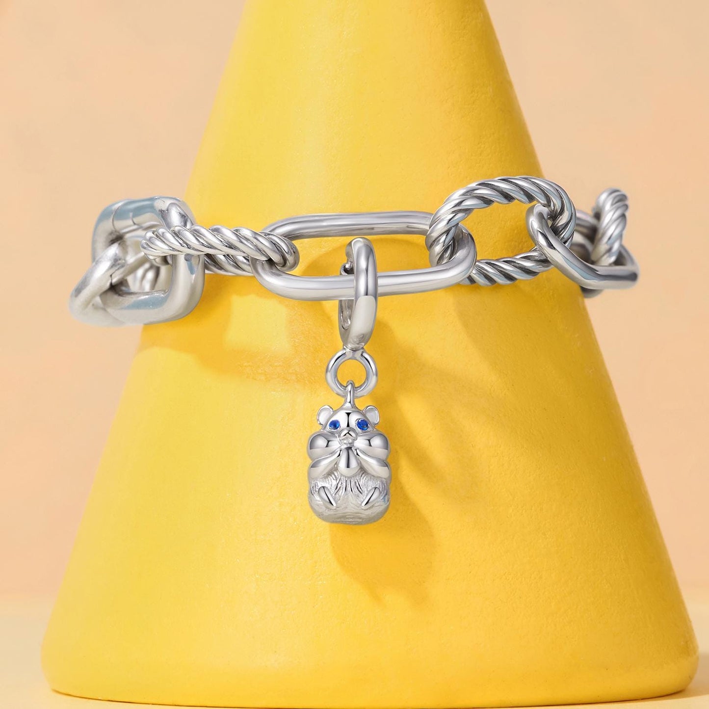 Hamster Locket Pendant Charm
