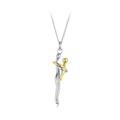 Family Embrace Pendant Necklace