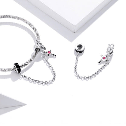 Dark Love Safety Chain Charm