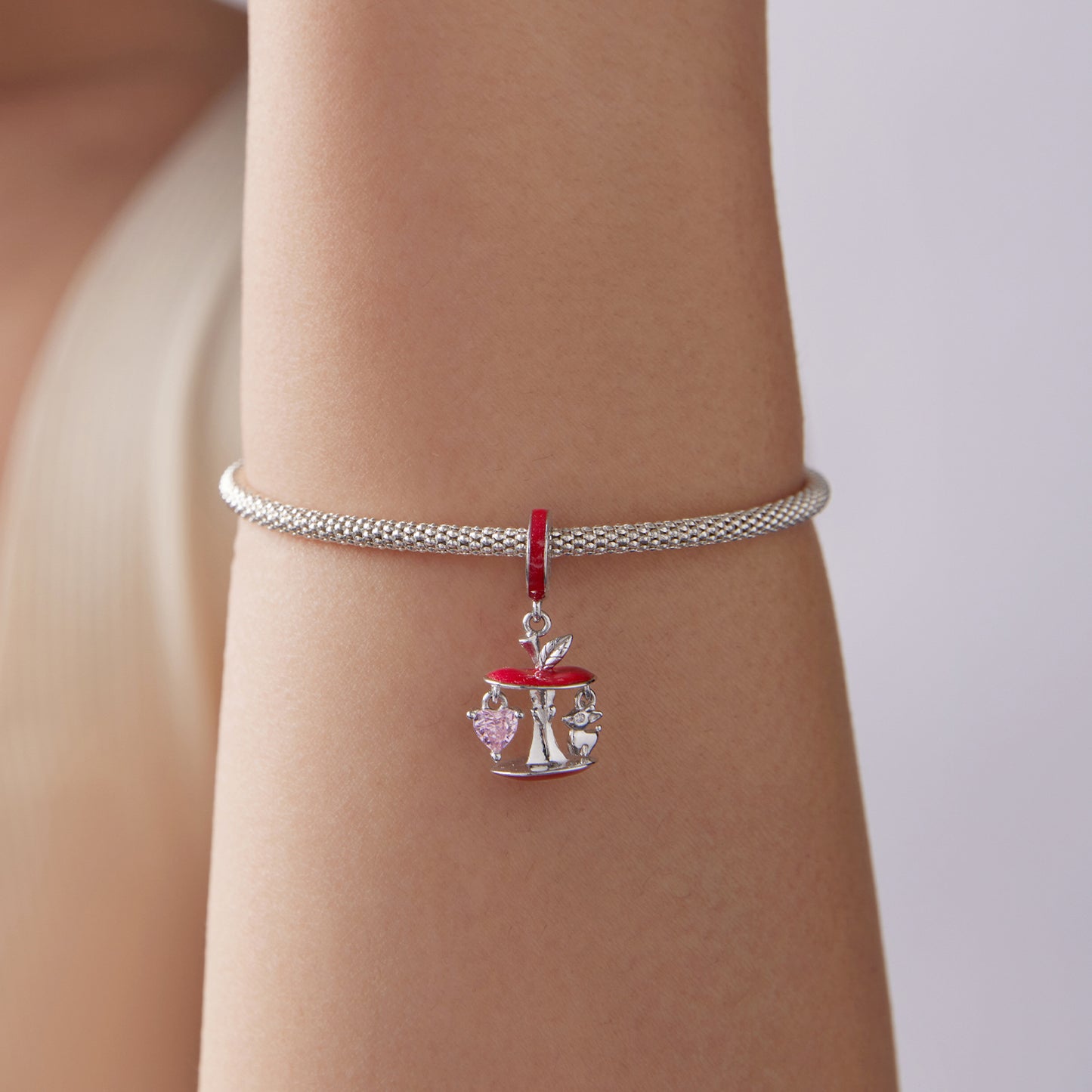 Christmas Apple Pendant Charm