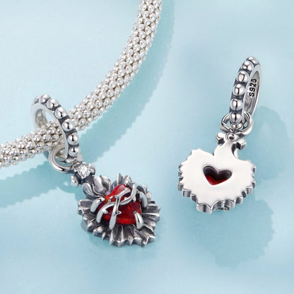 Sacred Heart Pendant Charm