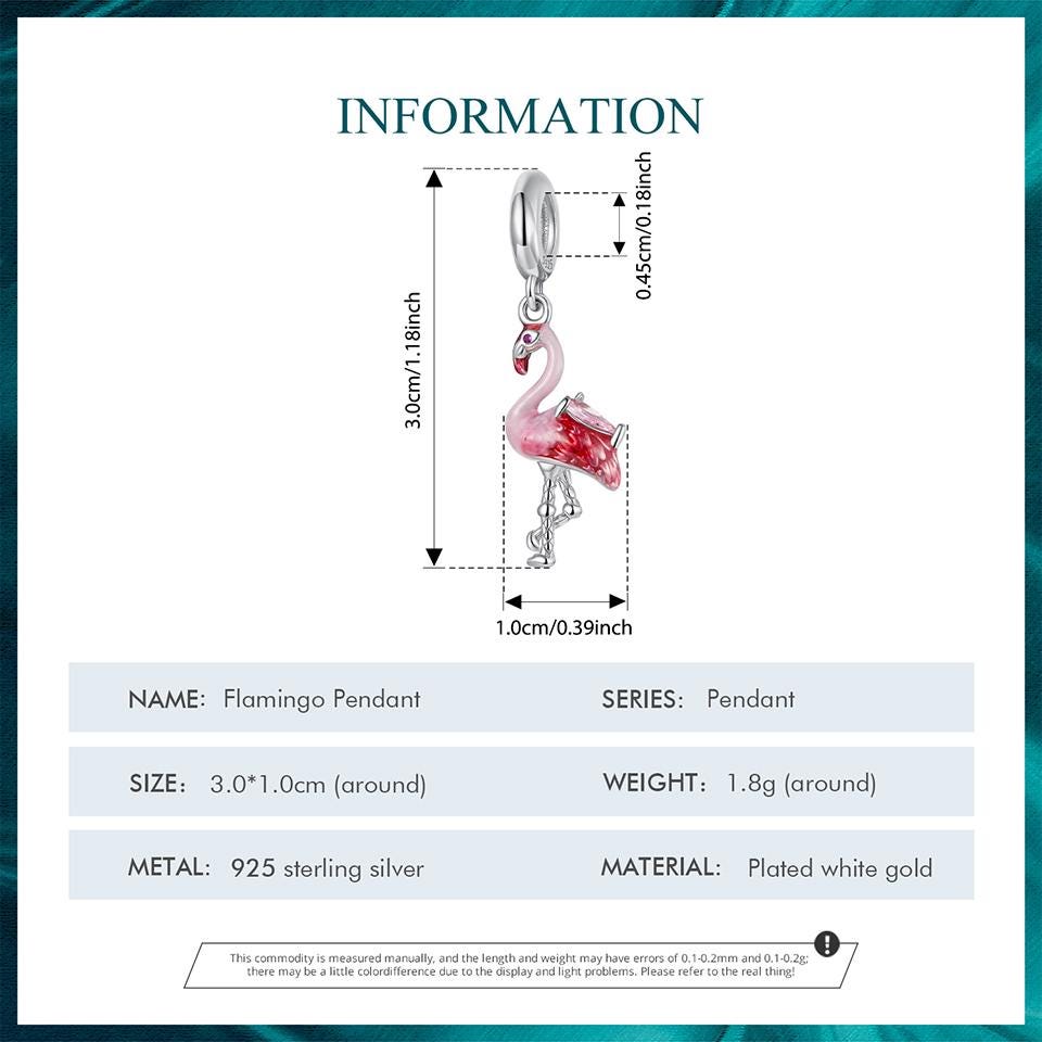 Flamingo Pendant Charm