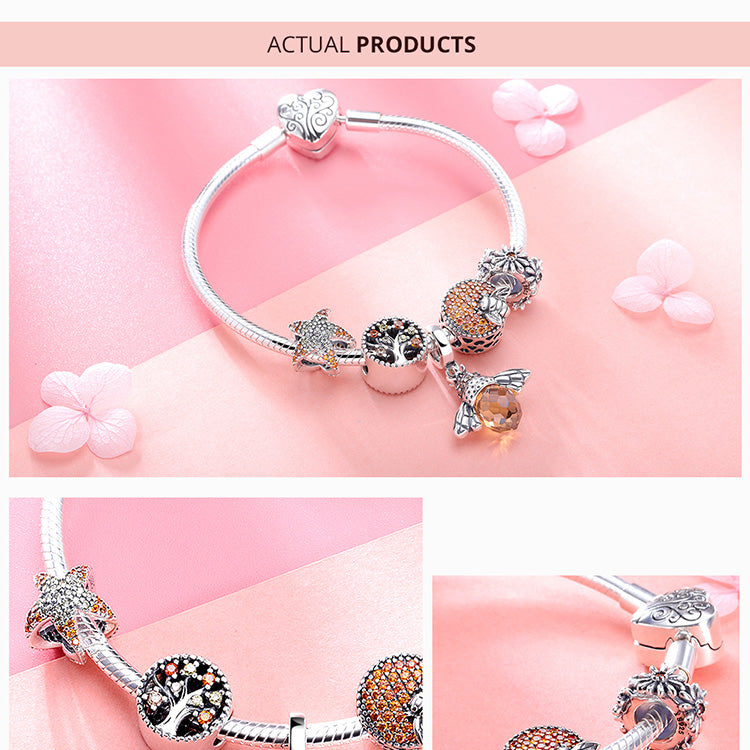Nature-Inspired Beaded Bracelet