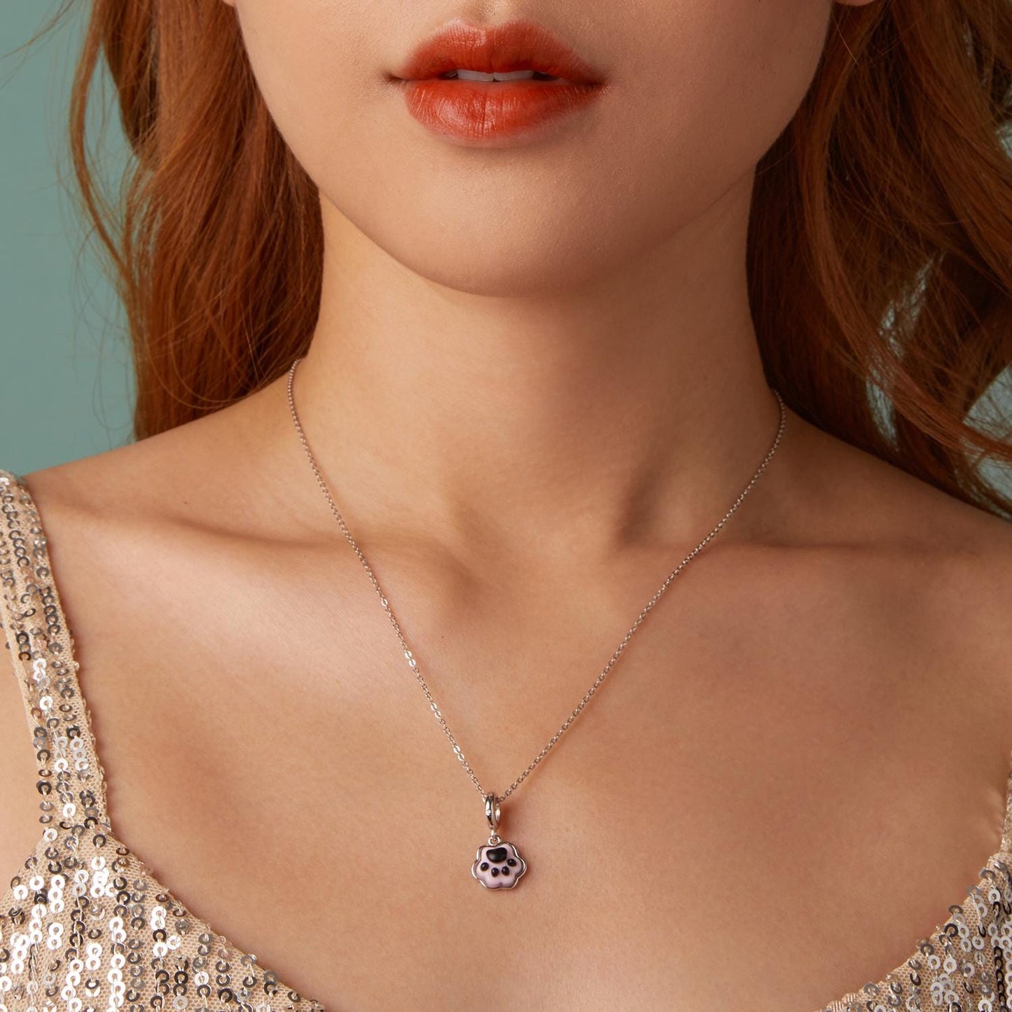 Cute Pet Paws Pendant Charm