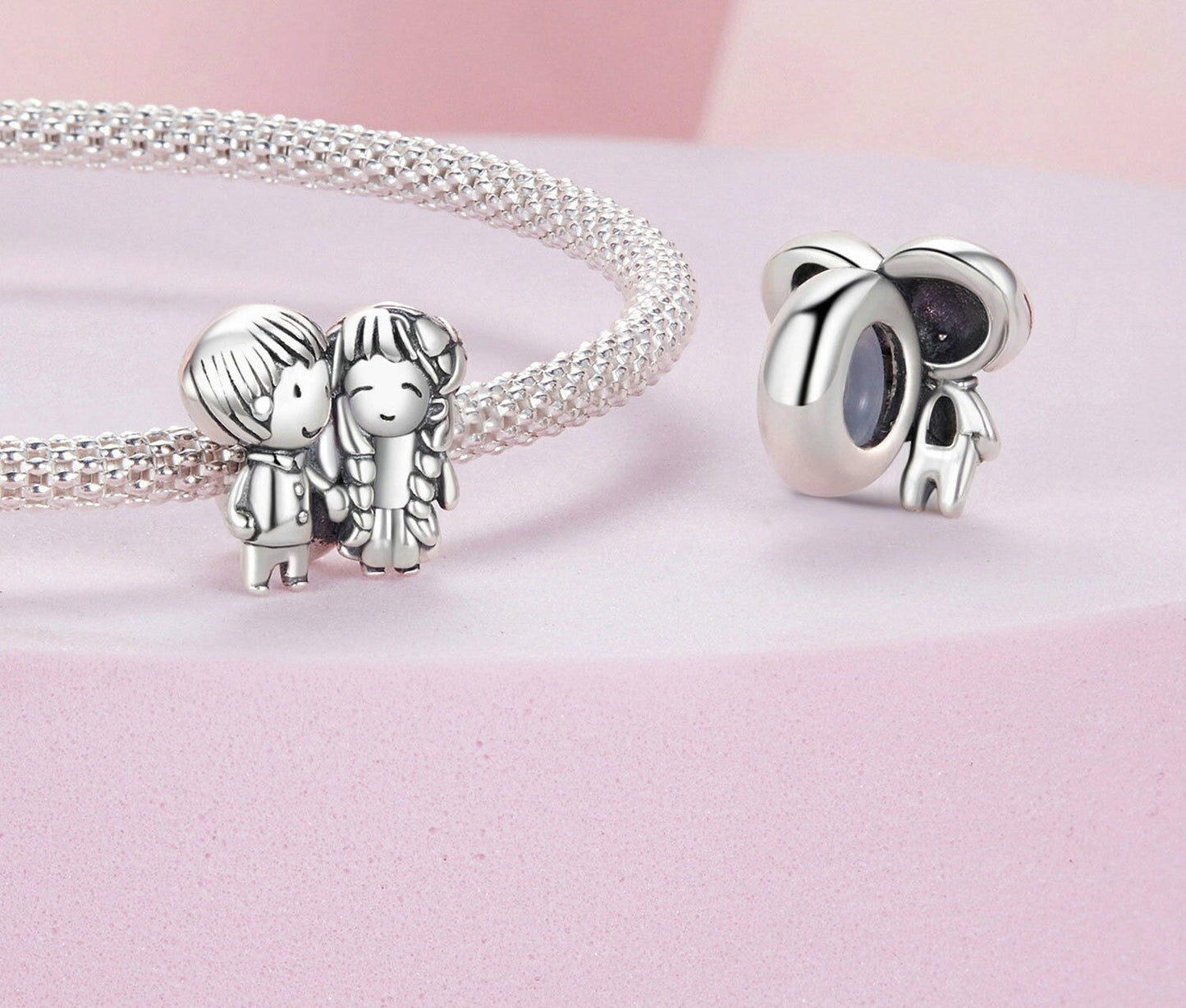 Little Boy &  Girl Charm