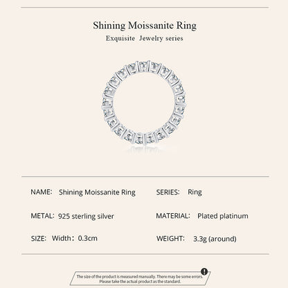 Dazzling Moissanite Ring