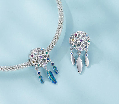 Rainbow Dreamcatcher Charm