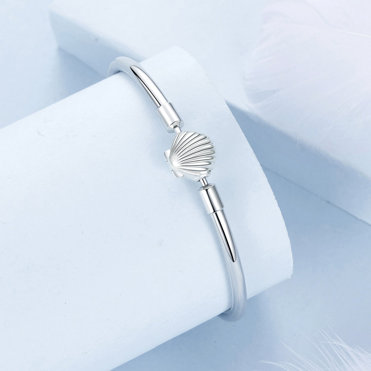 Classic Shell Bangle Bracelet