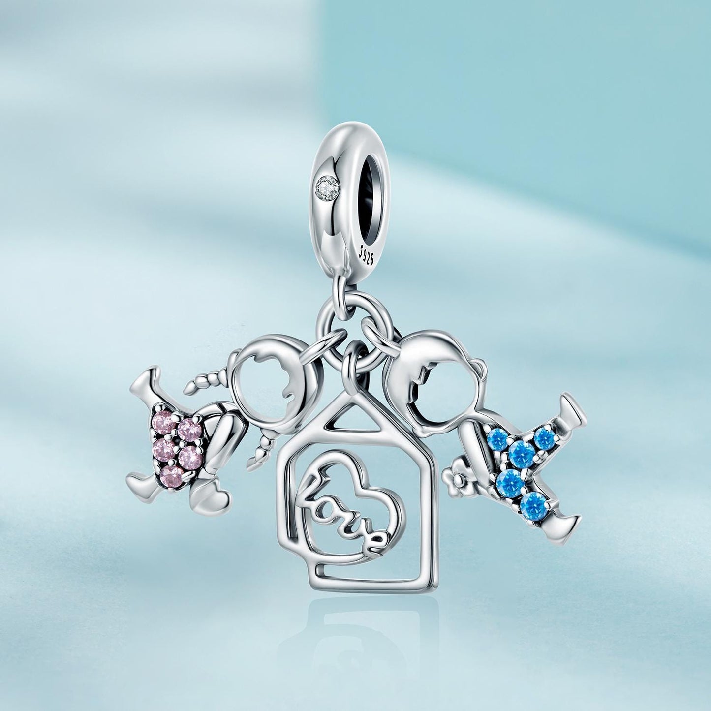 Boy & Girl Pendant Charm