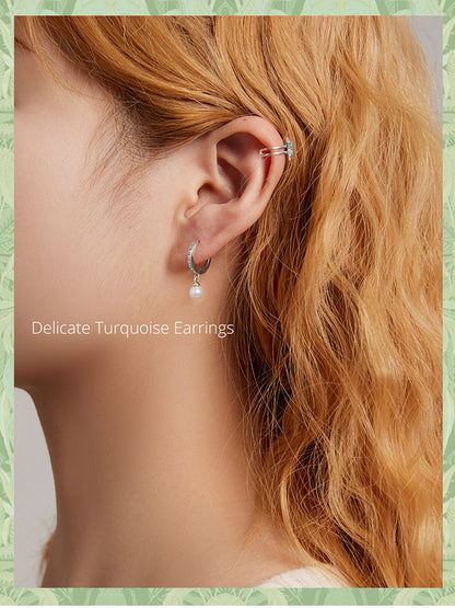 Star Turquoise Ear Cuff
