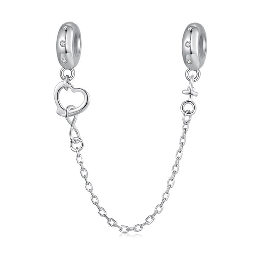 Infinite Love Silicone Safety Chain Charm