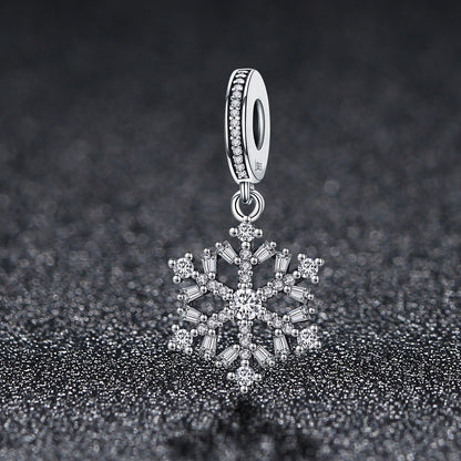 Christmas Theme Snowflakes Charm