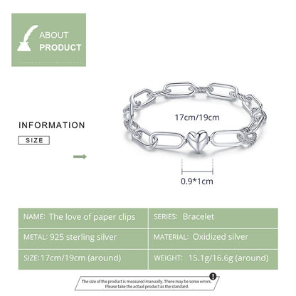 Paperclip Romance Bracelet