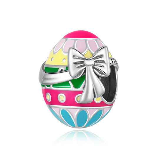 Easter Egg with Bow Pendant Chram