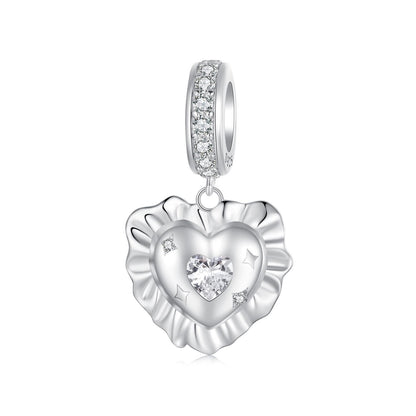 Heart Pillow Pendant Charm