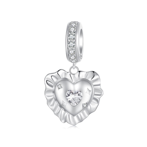 Heart Pillow Pendant Charm