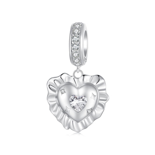 Heart Pillow Pendant Charm