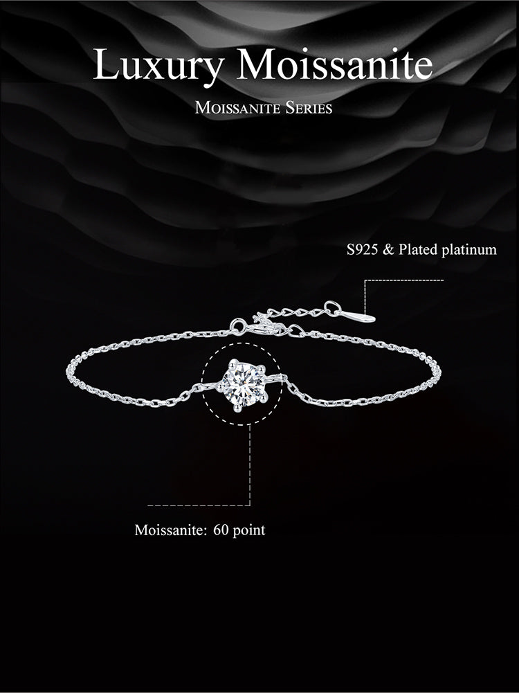 Dazzling Moissanite Bracelet