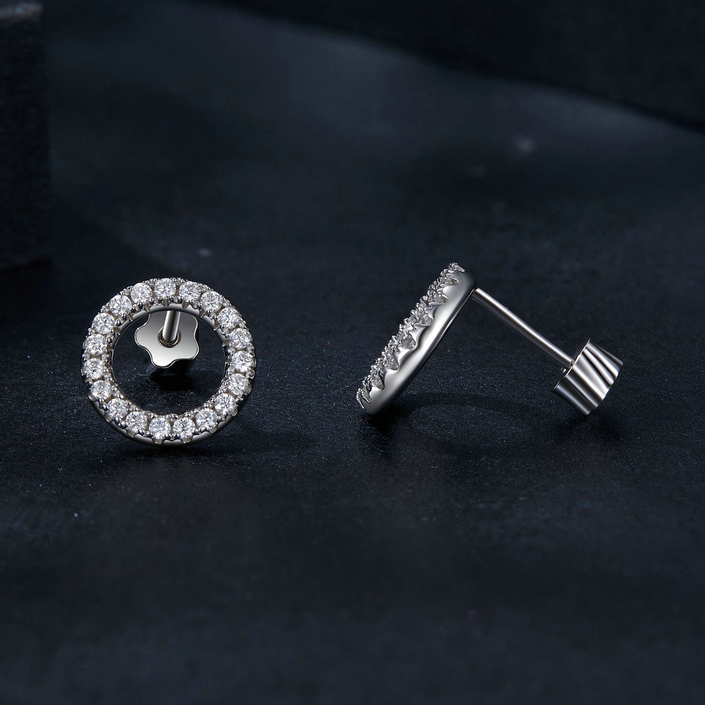 Starry Night 0.013ct Moissanite Studs