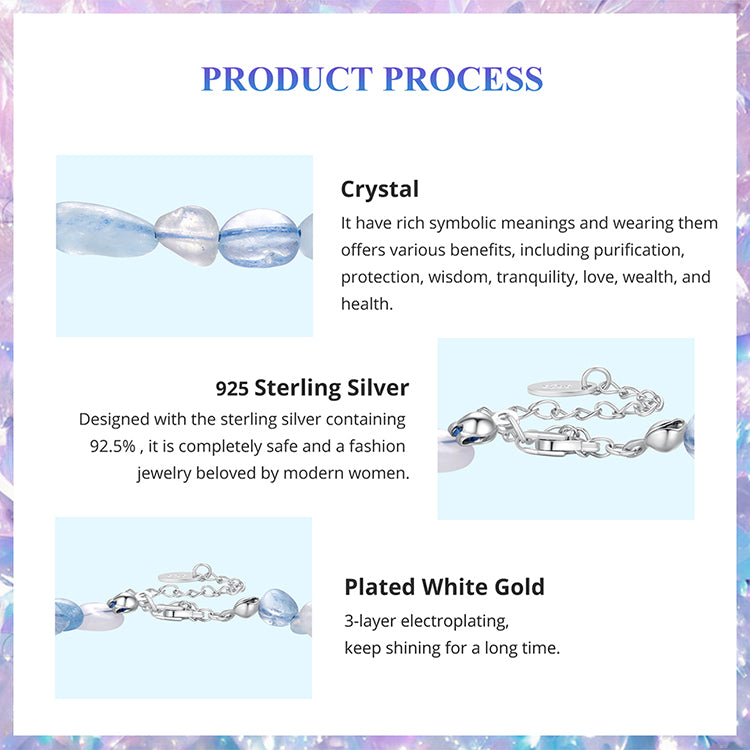 Blue Crystal Bracelet