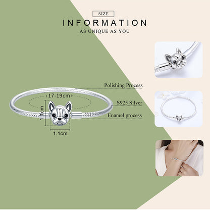 Portable French Bulldog Basic Bracelet