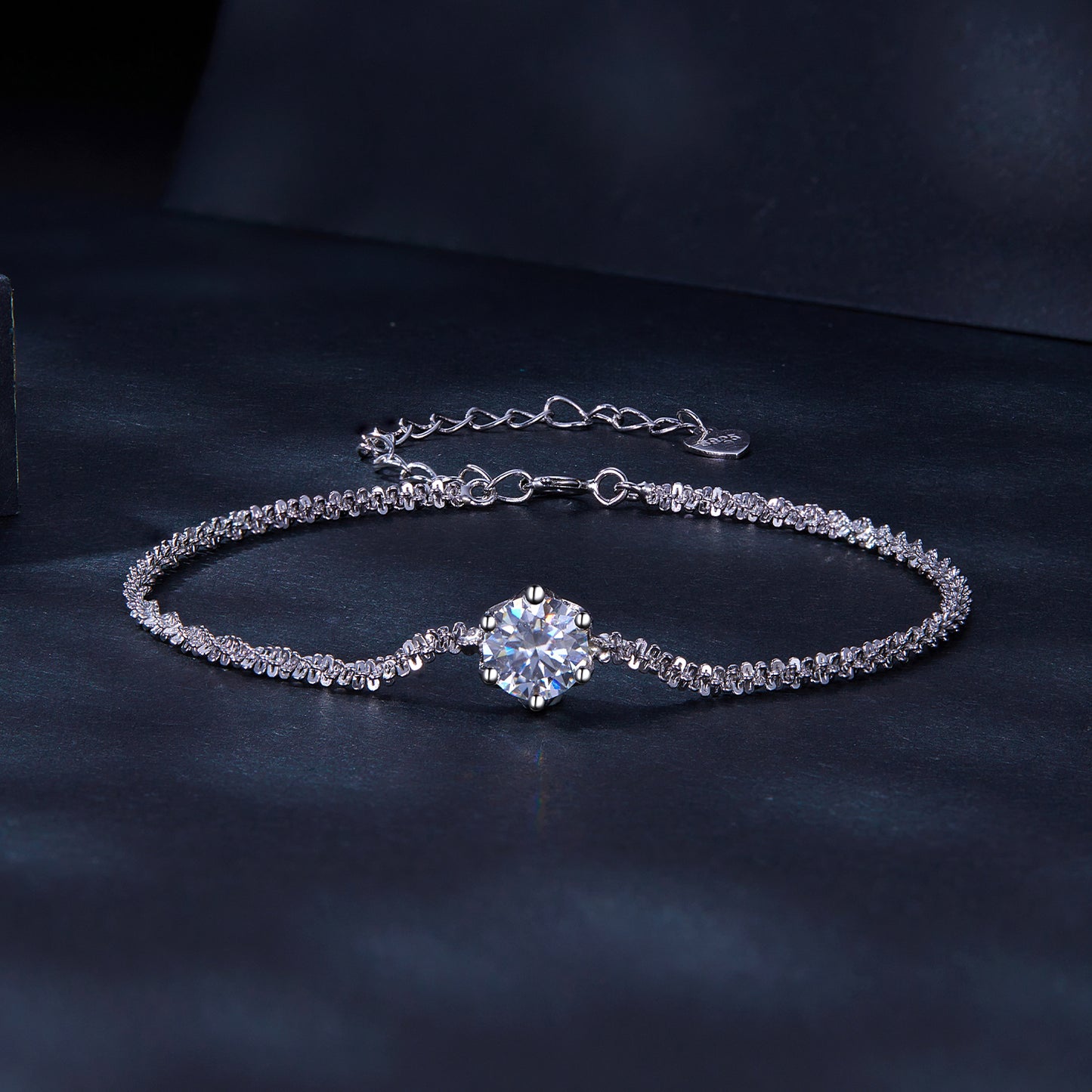1ct Moissanite Bracelet