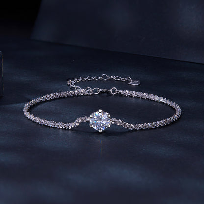 1ct Moissanite Bracelet