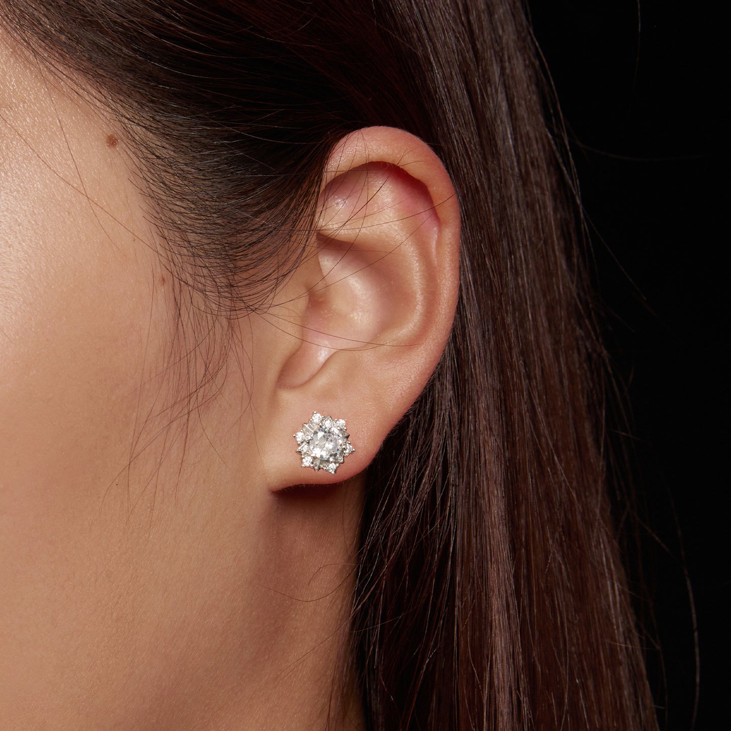 Dazzling Moissanite Studs