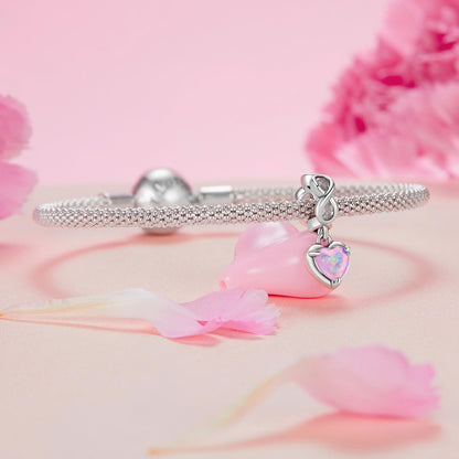 Inifinite Heart Pendant Charm