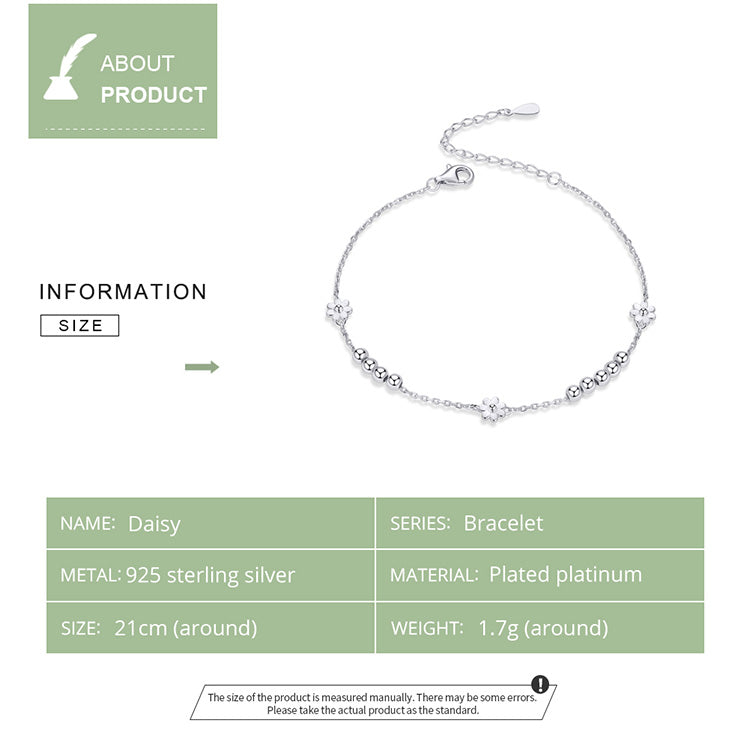 Daisy Floral Bracelet