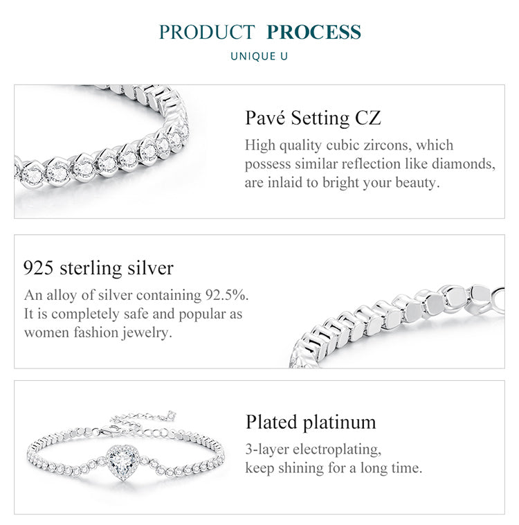 Sparkling Zircon Bracelet