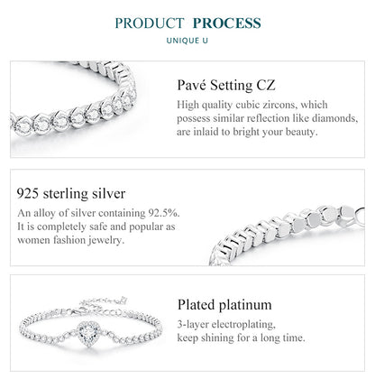 Sparkling Zircon Bracelet