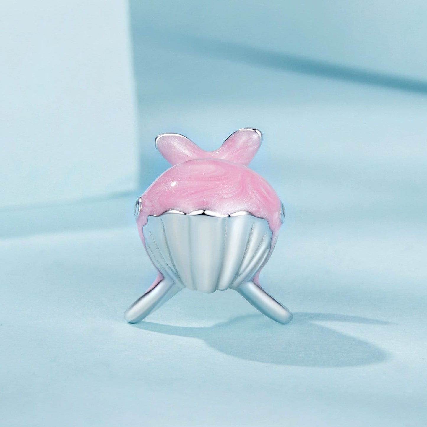 Pink Whale Charm