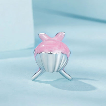 Pink Whale Charm