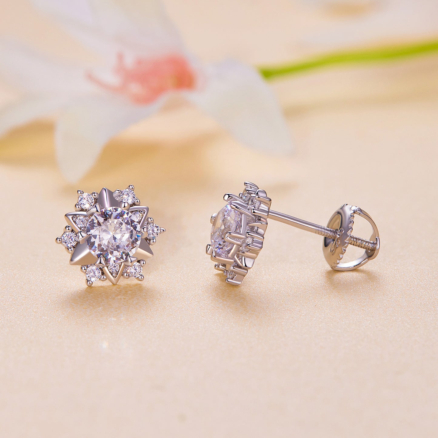 Dazzling Moissanite Studs