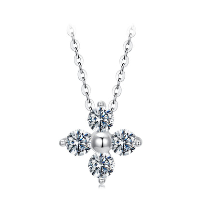 Clover Moissanite Necklace