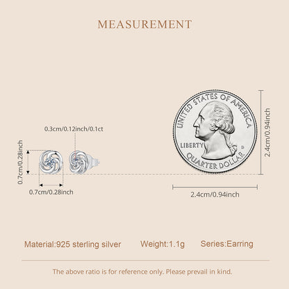 Clover Moissanite Studs