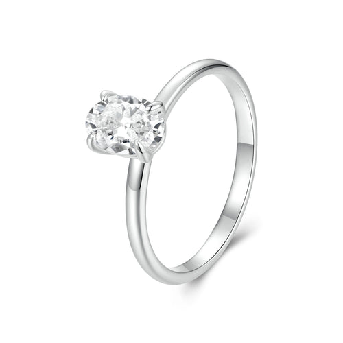 1 Carat Moissanite Ring