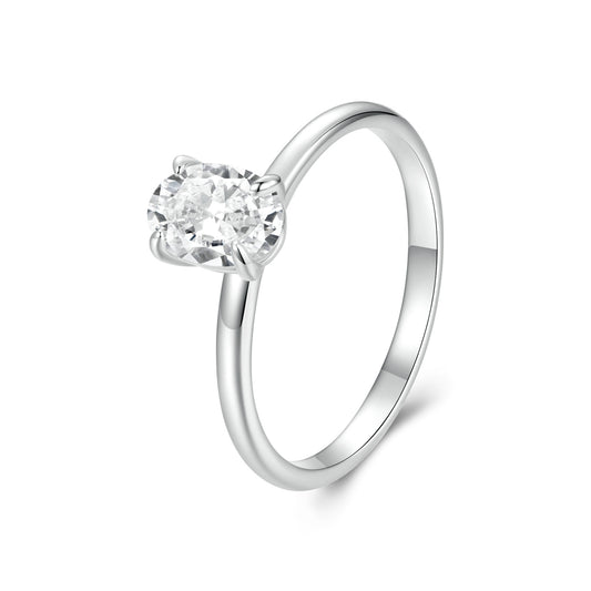 1 Carat Moissanite Ring