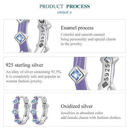 Aqua Spinel Clip Earrings