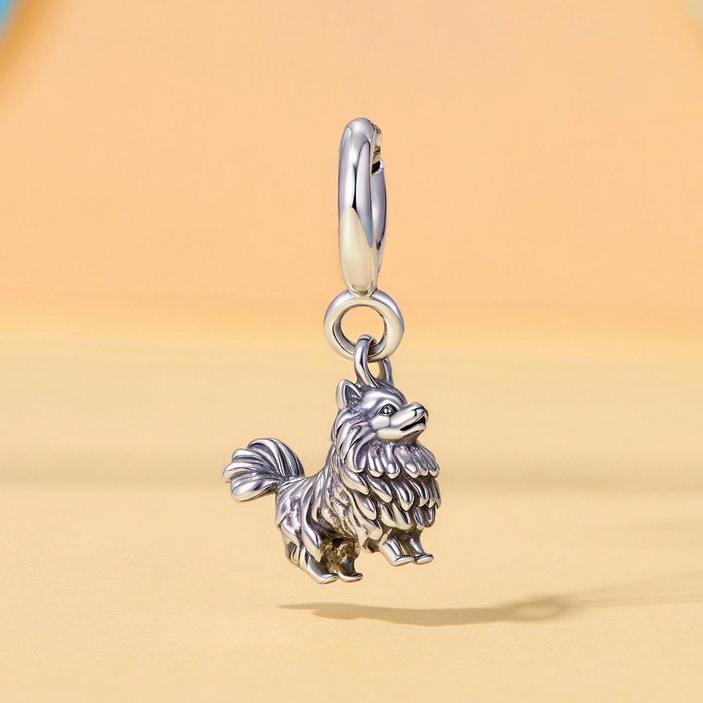 Pomeranian Locket Pendant Charm