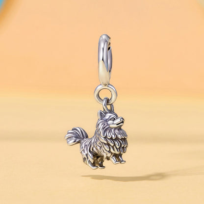 Pomeranian Locket Pendant Charm