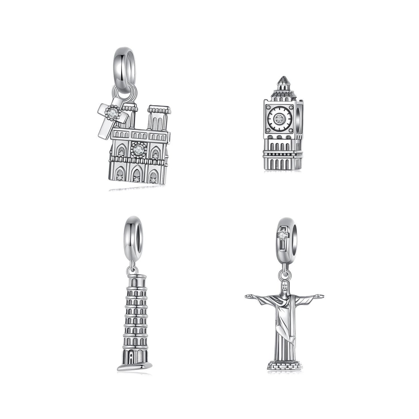 Notre Dame de Paris Pendant Charm