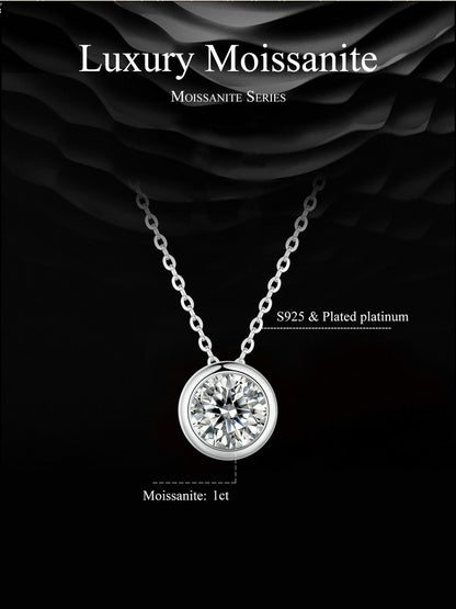 1ct Moissanite Necklace