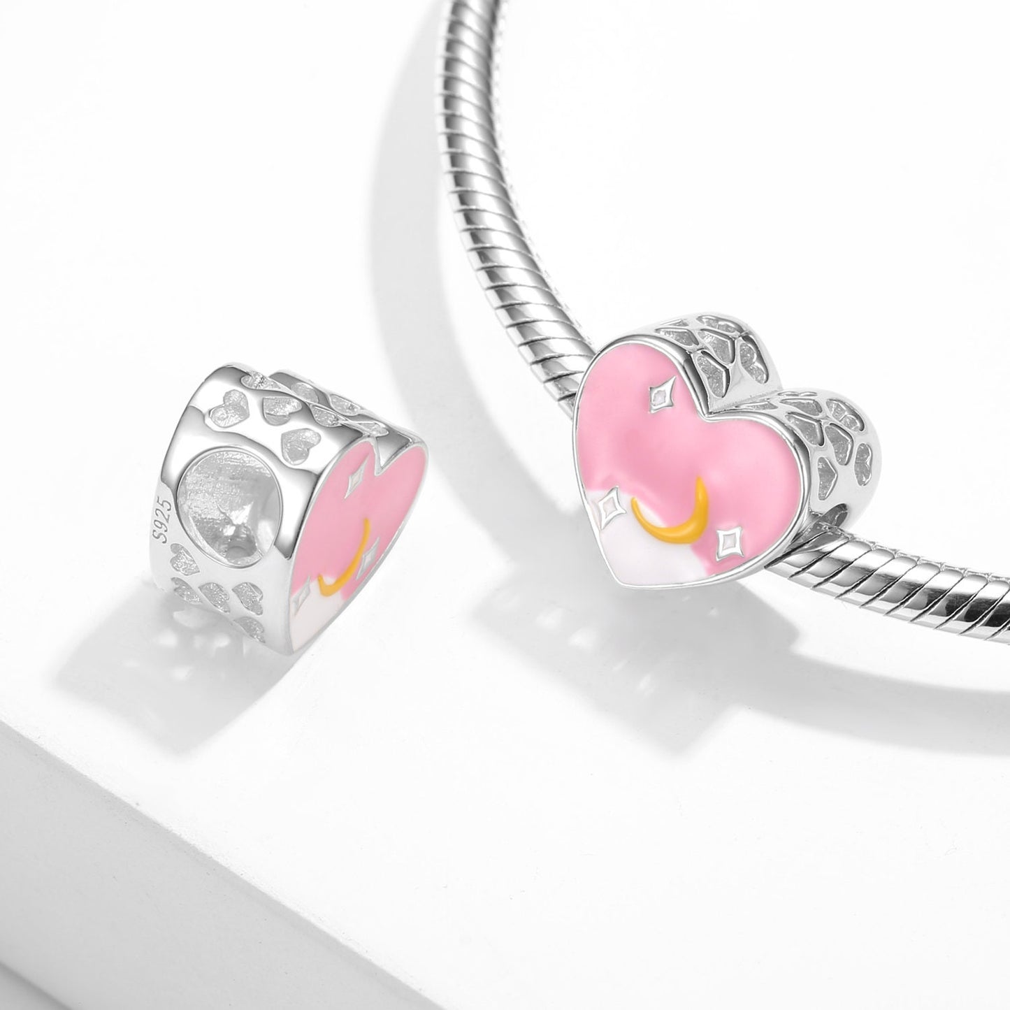 Moon Pink Love Charm